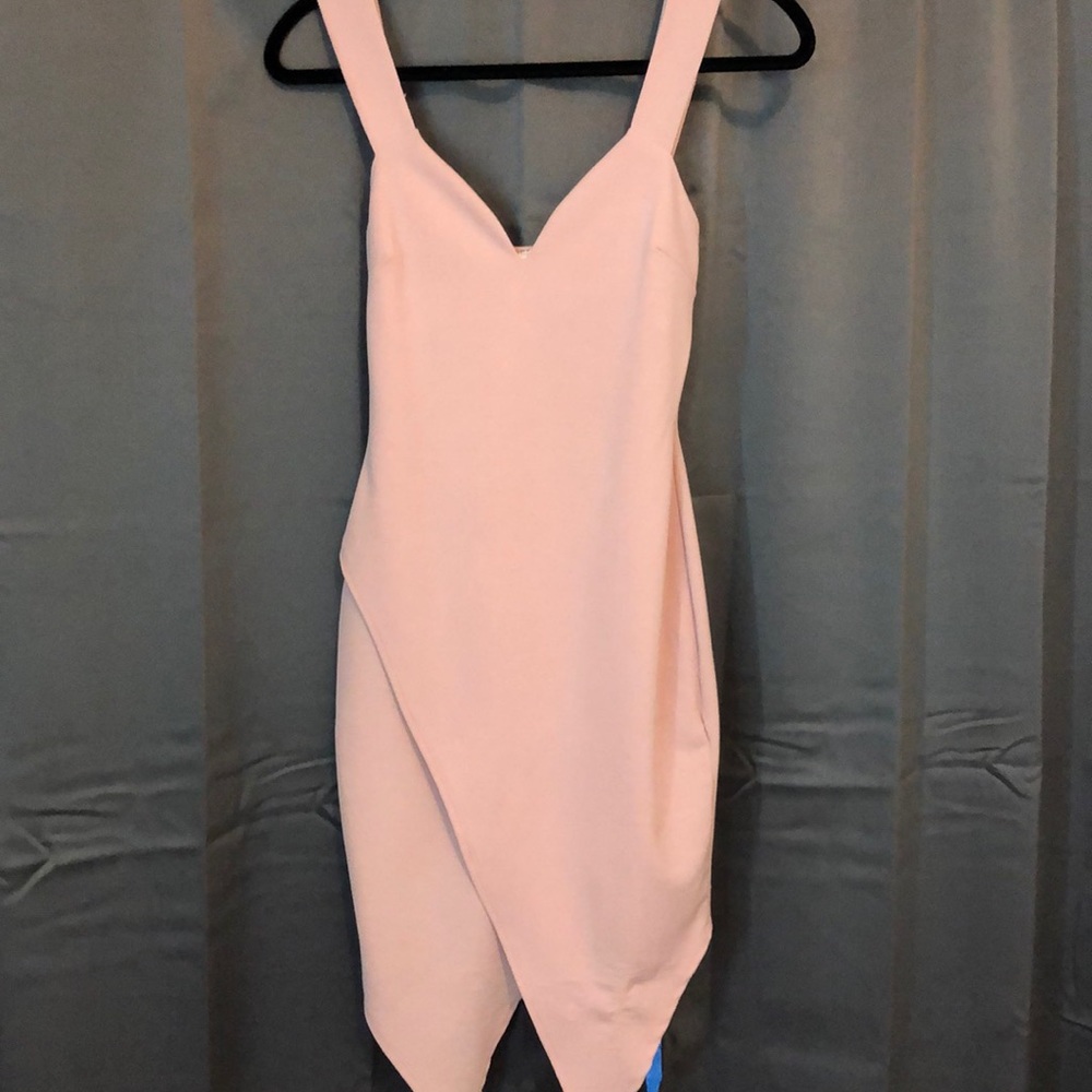 Pink Asymmetrical Dress